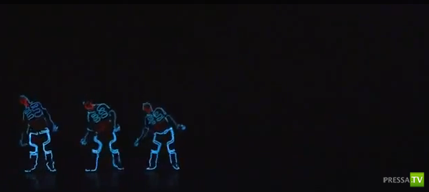 Танец будущего... Люминисцентные костюмы... Смотреть всем!!!