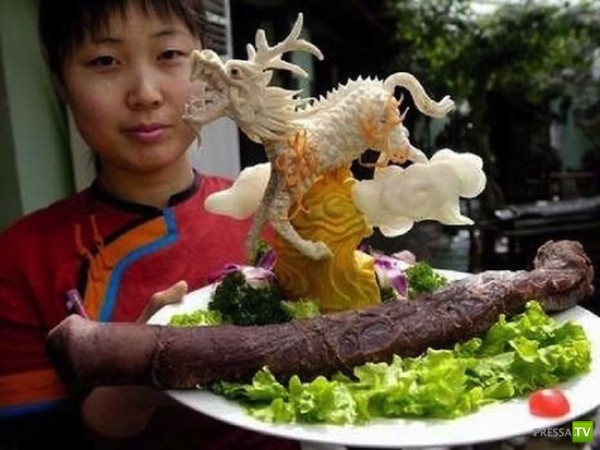 Премудрости китайской кулинарии - деликатесы из пенисов животных (3 фото) Премудрости китайской кулинарии - деликатесы из пенисов животных (3 фото)