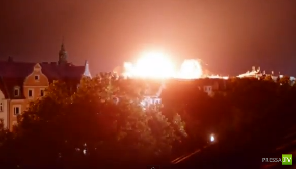 Подрыв авиабомбы в центре Мюнхена...