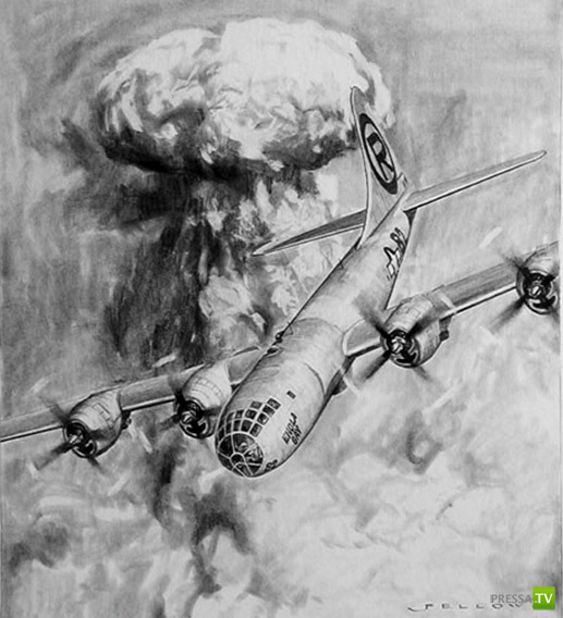 Интервью с Теодором Ван Кирком - членом экипажа бомбардировщика, сбросившего атомную бомбу на Хиросиму (14 фото + видео)