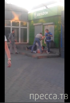 Неожиданная драка у метро Купчино, Санкт-Петербург