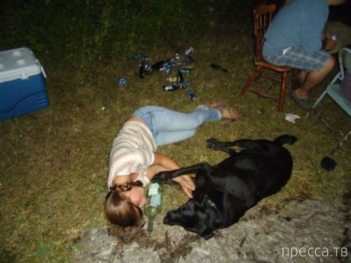 Подборка забавных фотографий с пьяными людьми (50 фото)