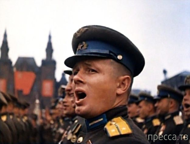 Цветные фото Парада Победы в 1945 году (45 фото)