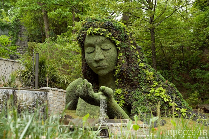 Скульптуры из растений в Ботаническом саду Атланты (12 фото)