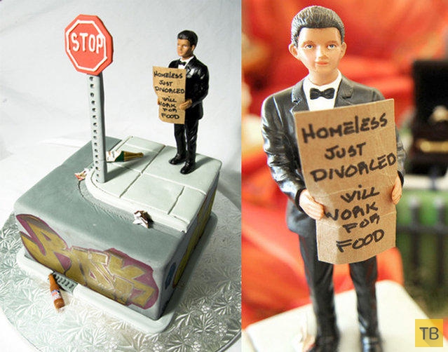 Торт на развод от Фэй Миллар (9 фото)