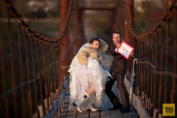 Свадебные треш-фотографии (26 фото)