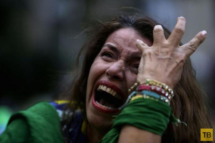Разочарованные бразильские фанаты (40 фото)