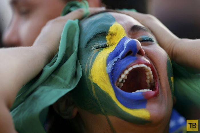 Разочарованные бразильские фанаты (40 фото)