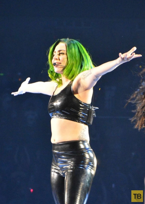 Леди Гага выступает на ArtRave (16 фото)