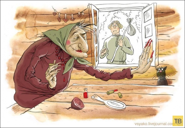 Веселые карикатуры московского художника-иллюстратора Ольги Громовой (38 фото)