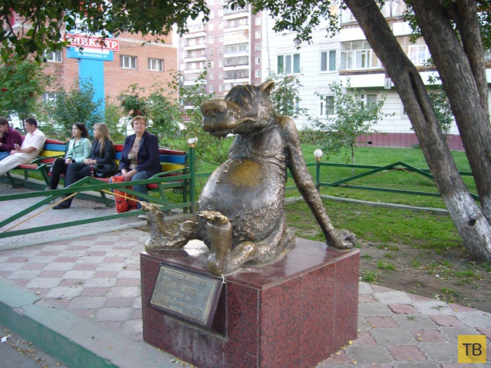 Памятник счастья  «Щас спою…» в г. Томск (8 фото)