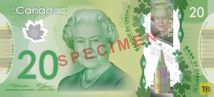 15 банкнот, на которых изображена жизнь Королевы Елизаветы (16 фото)