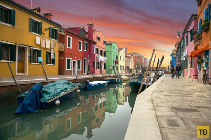 Радужный район Венеции: Бурано (10 фото)