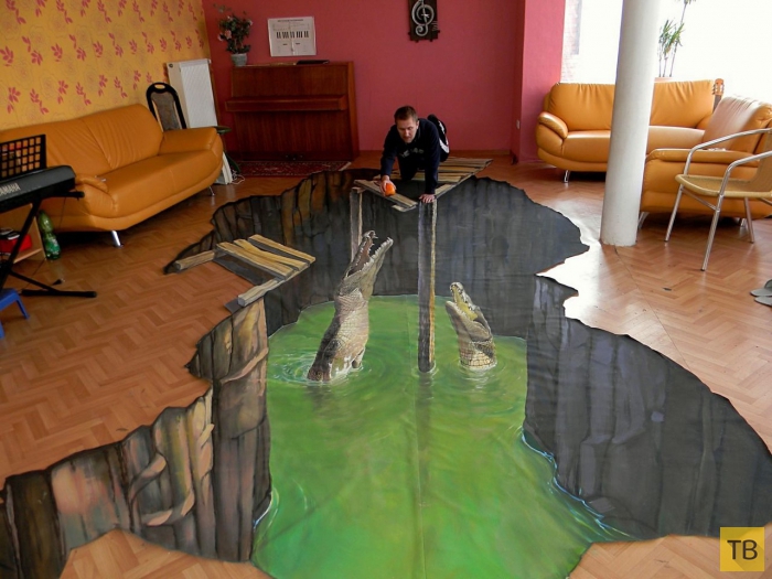 3D-рисунки на асфальте талантливого художника Николая Арндта (43 фото)