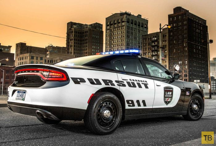 Новый полицейский автомобиль в США (6 фото)