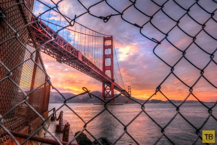 Золотые Ворота - уникальный мост в Сан-Франциско (12 фото)