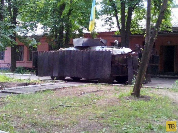 Самодельные броневики украинской армии (20 фото)