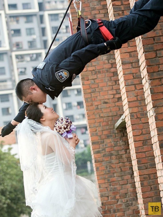 Свадебная фотосессия китайского бойца спецназа (10 фото)