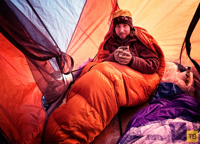 Утренние виды из палатки (10 фото)