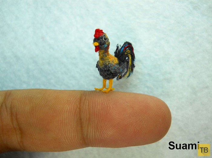 Прикольные вязанные микро-игрушки крючков от вьетнамской компании Suami (27 фото)