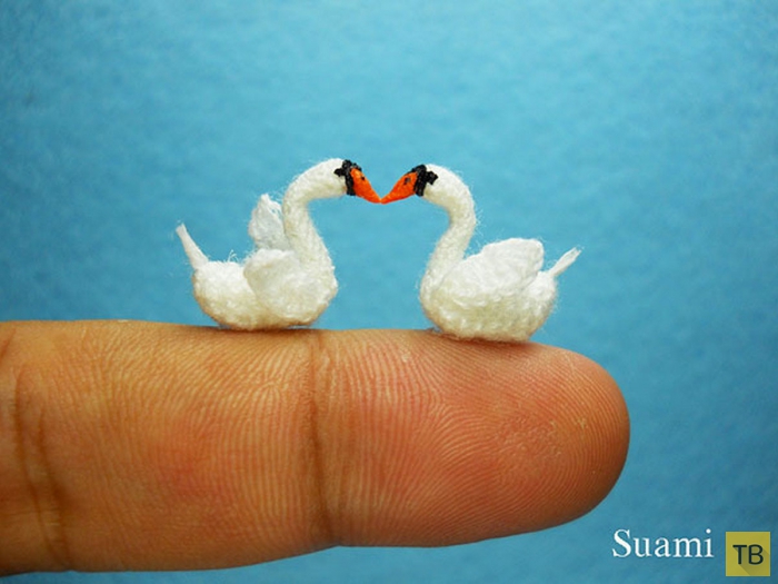 Прикольные вязанные микро-игрушки крючков от вьетнамской компании Suami (27 фото)