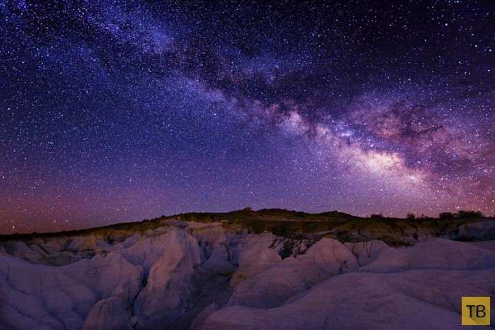 Панорамные снимки Млечного Пути в пустыне США (12 фото)
