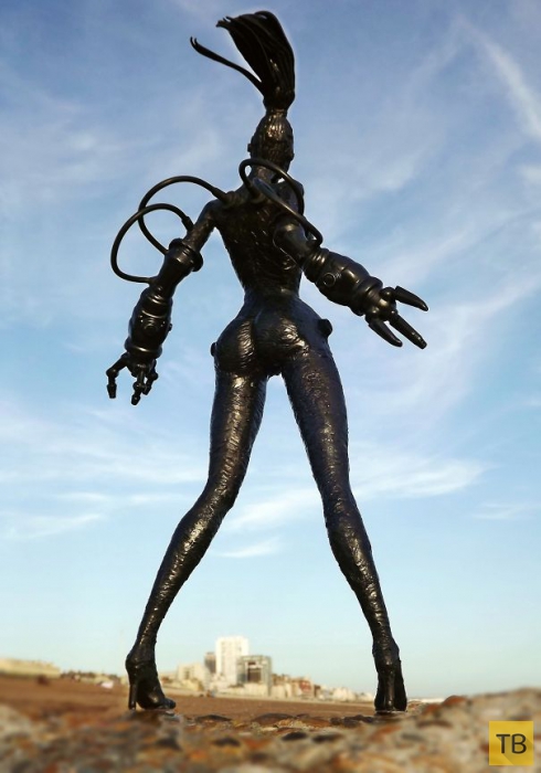 Креативные скульптуры из мусора от английского скульптора  - Шона Мэддена (11 фото)