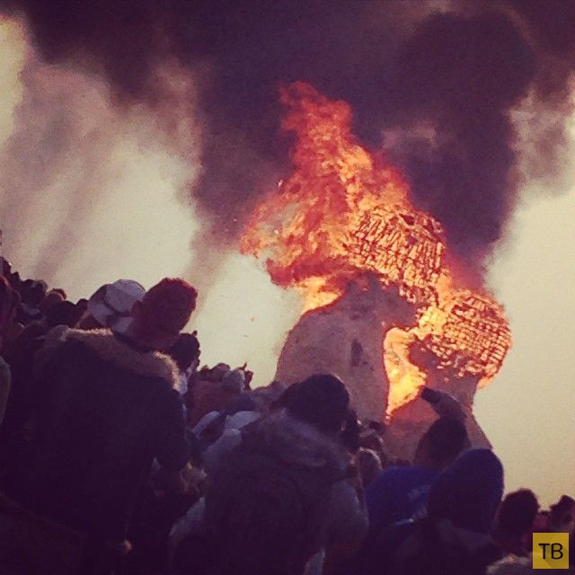 Ежегодный фестиваль Burning Man-2014 в американском штате Невада (52 фото)