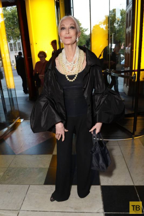 83-летняя американская супермодель Кармен Делл'Орефайс (16 фото)