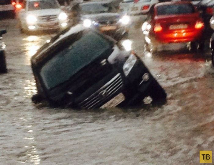 Наводнение в Ростове-на-Дону из-за сильного дождя (43 фото)