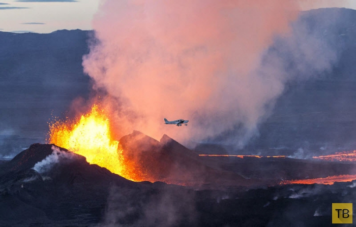 Извержения вулкана Бардарбунга в Исландии (15 фото)
