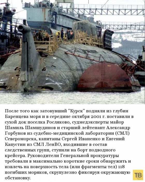 О работе судмедэкспертов на борту затонувшего подводного крейсера "Курск" (14 фото)