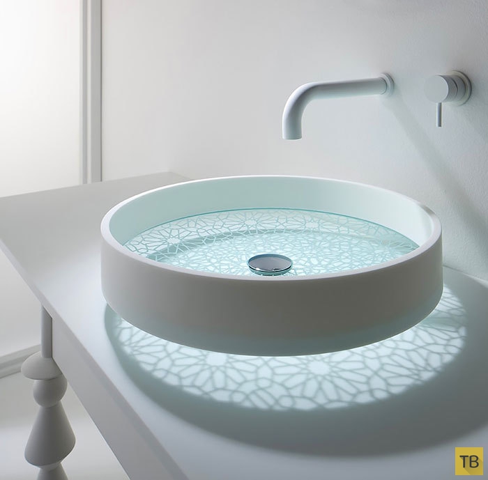 Великолепные дизайнерские идеи для ванной комнаты (22 фото)
