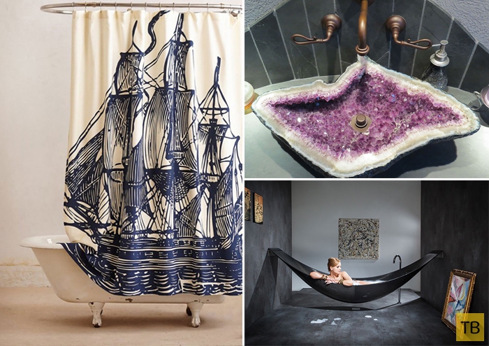 Великолепные дизайнерские идеи для ванной комнаты (22 фото)