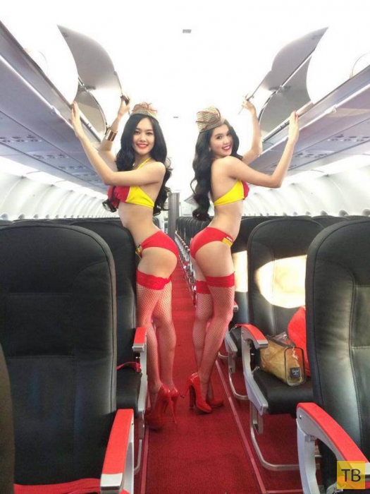 Реклама вьетнамского авиаперевозчика VietJet (7 фото + видео))