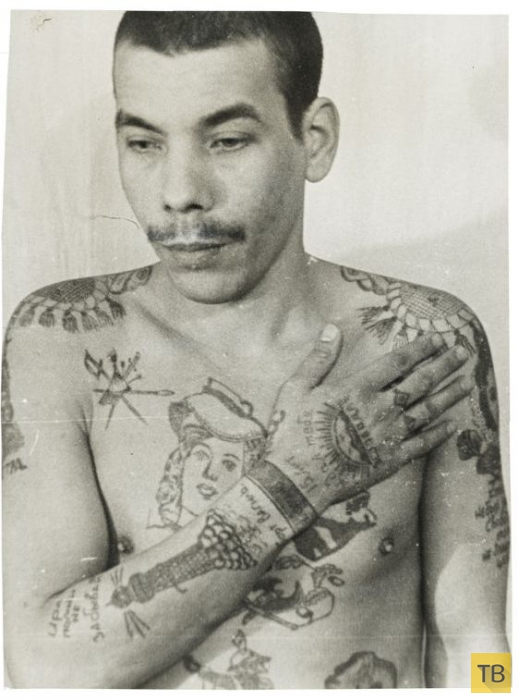 Тюремные татуировки времен СССР и их описание (18 фото)