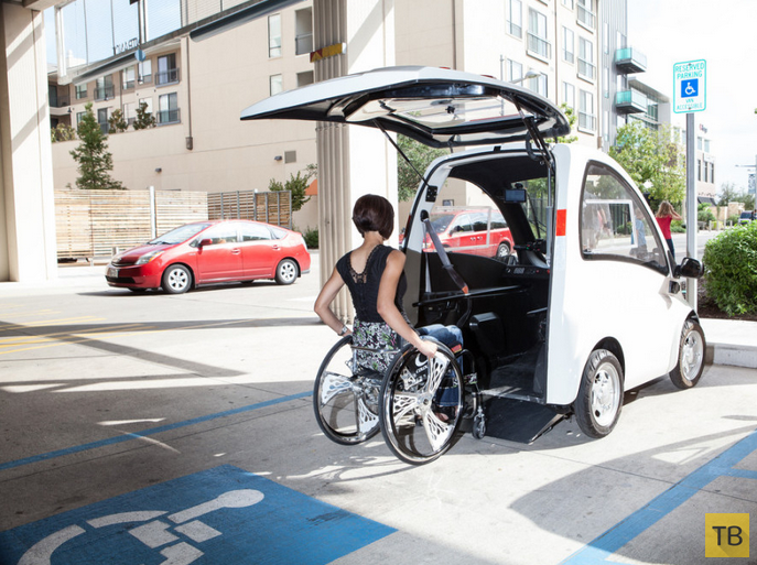 Кенгуру – электромобиль для людей с ограниченными возможностями (7 фото)