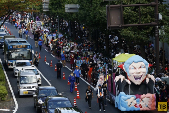 Хэллоуин парад в Японии (11 фото)