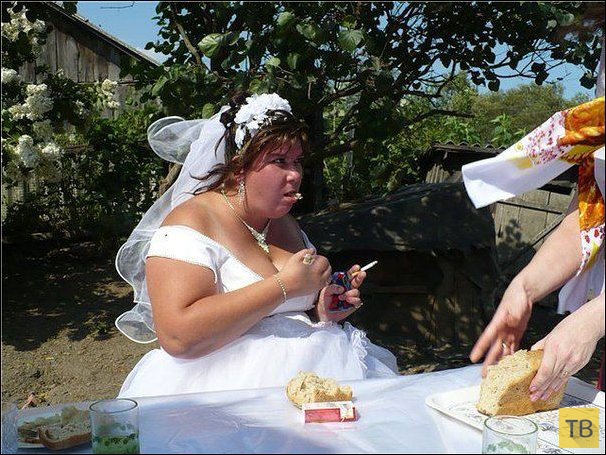 Прикольные свадебные фотографии, часть 2 (20 фото)
