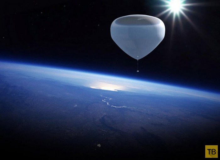 Воздушный шар для полетов в космос (10 фото)
