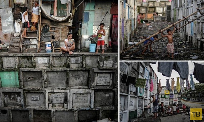 Жители трущоб в Маниле готовятся к ежегодному фестивалю дня мертвых (8 фото)