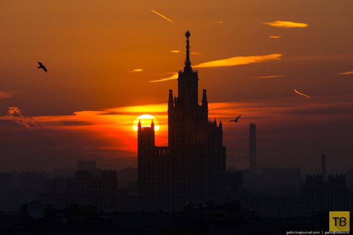 Москва с высоты птичьего полета (66 фото)