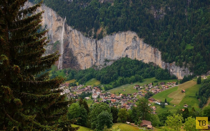 Самая известная достопримечательность Швейцарии - водопад Штауббах (8 фото)