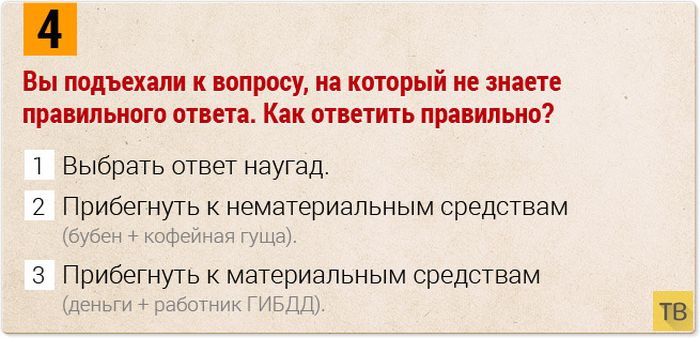 Тест на знание лады
