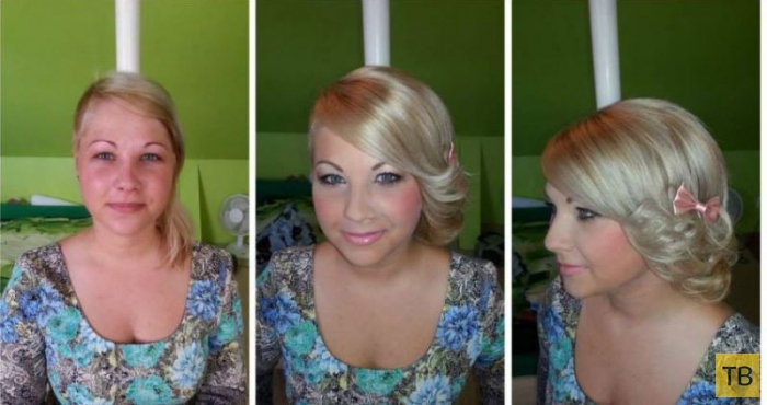 Невероятные преображения девушек до и после макияжа (21 фото)