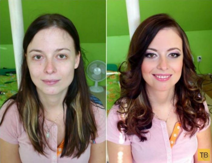 Невероятные преображения девушек до и после макияжа (21 фото)