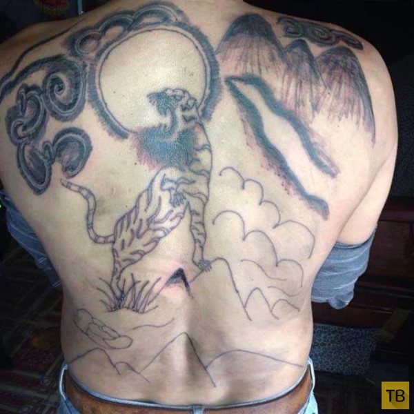 Странные и нелепые татуировки (30 фото)